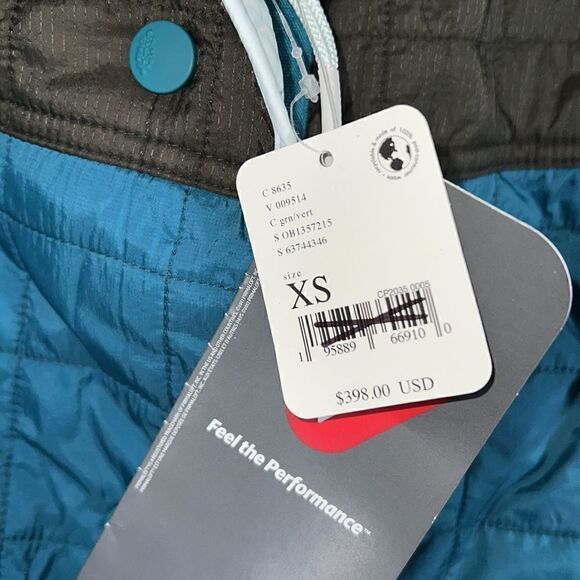 FREE PEOPLE BLUE AND WHITE LANDSCAPE SKI JACKET AND PANTS NEW NWT SIZE XS - Picture 8 of 13